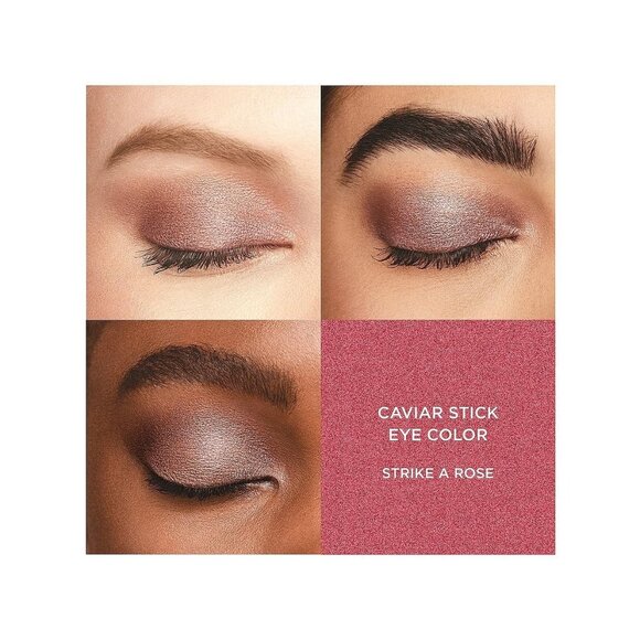 Laura Mercier Women's Roseglow Caviar Stick Eye Color, Strike A Rose, Pink, - Picture 4 of 4